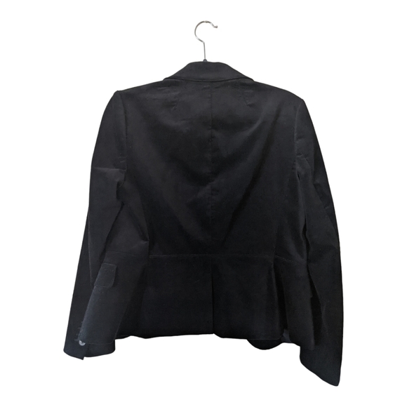 Talbots Black Velvet Blazer Holiday/Party Blazer Women's 10 Black - Picture 10 of 11